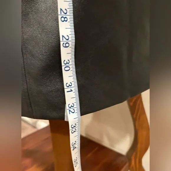 J Crew Faux Leather Sleeveless Dress Size 2P - Picture 7 of 11